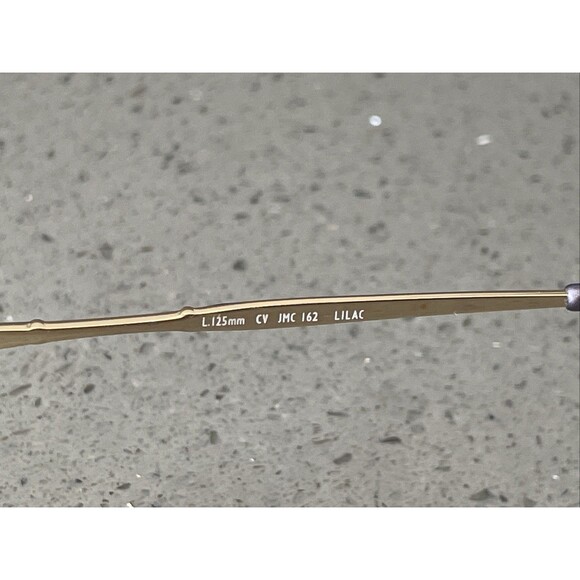 JESSICA MCCLINTOCK CV JMC 162 Lilac EYEGLASSES Frames ONLY 53-17-125 Half Rim - Picture 6 of 14